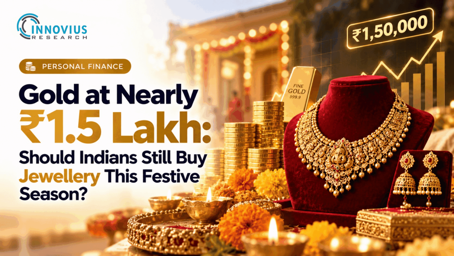 Gold at Nearly ₹1.5 Lakh: Should Indians Still Buy Jewellery This Festive Season? - Innovius Research